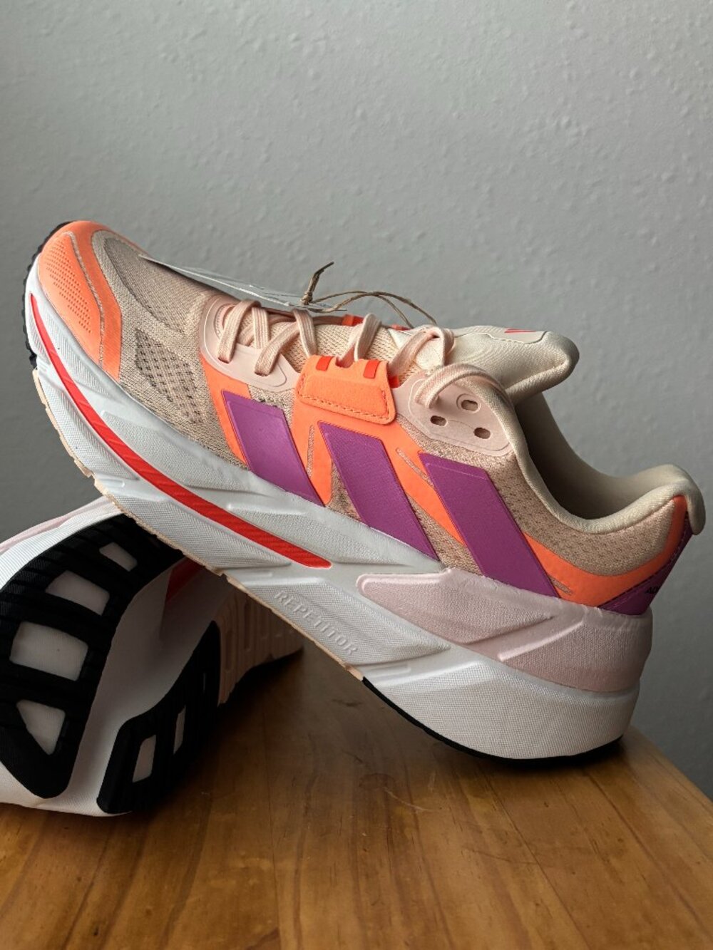 adidas Adistar CS Womens Running Shoes Size 10.5 GY1701 Bliss Orange Lilac